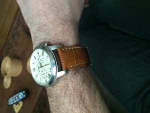 New tan watch strap looks great!