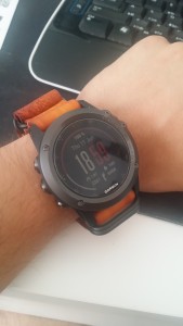 Fenix 3 with leather band