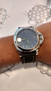 Strap on custom watch