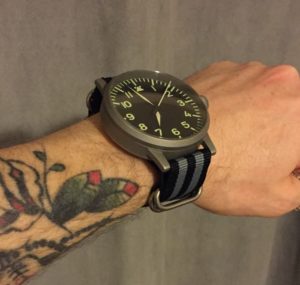 Bond Zulu strap is perfect with my 55mm Laco