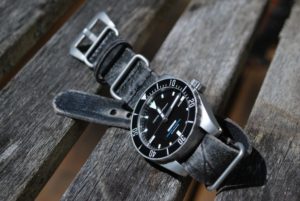 Obris Morgan Explorer II with Ultra Distressed Leather Nato