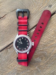 Vintage Leather G10 Zulu Watchband Strap