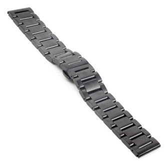 bm2.mb quick realese Matte Black Watch Strap with Quick Release Pins fits Seiko