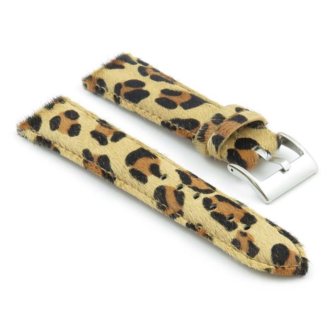 388.32 Faux Fur Womens Strap in Beige Leopard