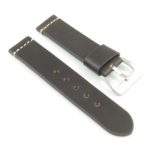 392.2 Thick Leather Strap with Large Keeper in Dark Brown