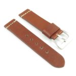392.8 Thick Leather Strap with Large Keeper in Rust