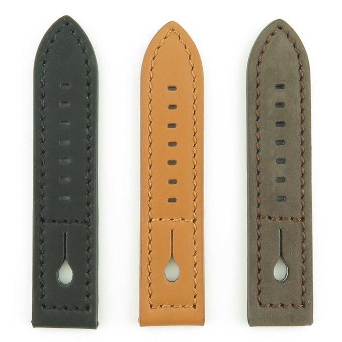 All Color DASSARI Keyhole p620 Thick Italian Leather Strap