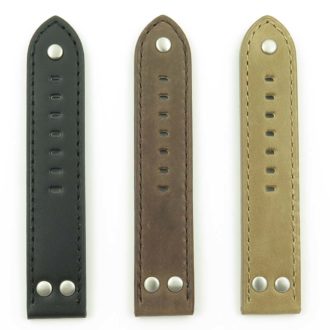 All Color DASSARI Liberty P600 Leather Strap with Metal Keeper and Rivets