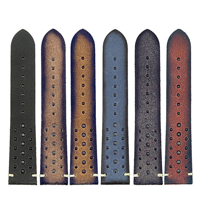 All Color DASSARI Speedster ra2 Perforated Vintage Leather Rally Strap