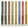 All Color NT.pv Leather NATO Strap w Pre-V Buckle