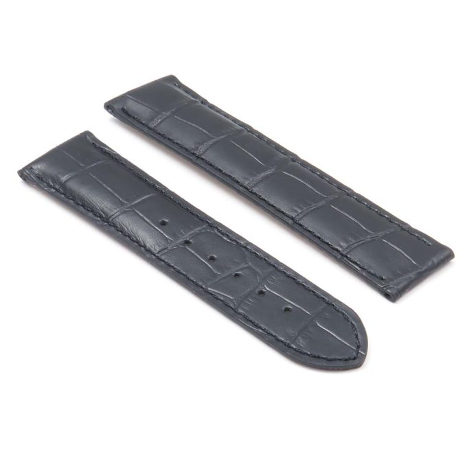 DASSARI Aston ome11.1 Crocodile Embossed Leather Strap for Deplo
