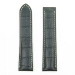 DASSARI Aston ome11.1.22 Crocodile Embossed Leather Strap for De