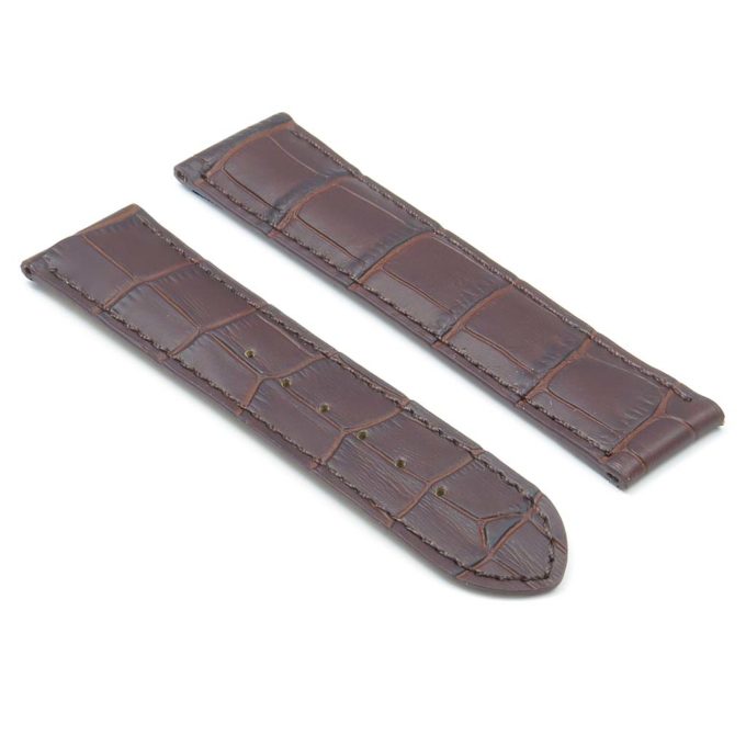 DASSARI Aston ome11.2 Crocodile Embossed Leather Strap for Deplo