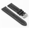 DASSARI Avant brb1.1 Distressed Italian Leather Strap in Black