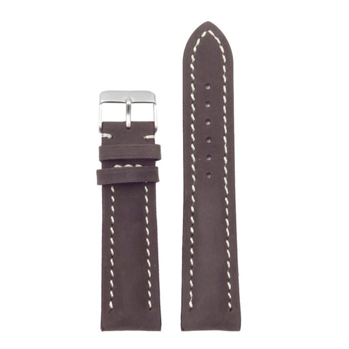 DASSARI Avant brb1.2 Distressed Italian Leather Strap in Brown