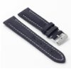 DASSARI Avant brb1.5 Distressed Italian Leather Strap in Blue