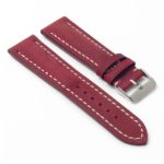 DASSARI Avant brb1.6 Distressed Italian Leather Strap in Red