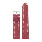 DASSARI Avant brb1.6 Distressed Italian Leather Strap in Red
