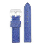 DASSARI Baron p619.5 Thick Textured Leather Strap in Blue