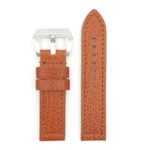 DASSARI Baron p619.8 Thick Textured Leather Strap in Rust