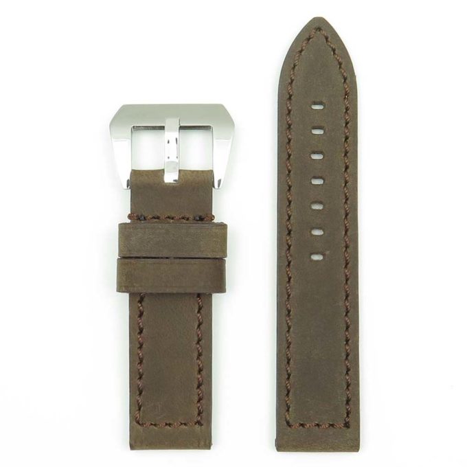 DASSARI Bentley p449.2 Thick Natural Leather Strap in Brown