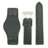 p615.1 DASSARI Empire Thick Leather Bund Strap in Black