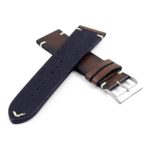 DASSARI Kingwood ds5.2 Premium Vintage Italian Leather Strap in Brown