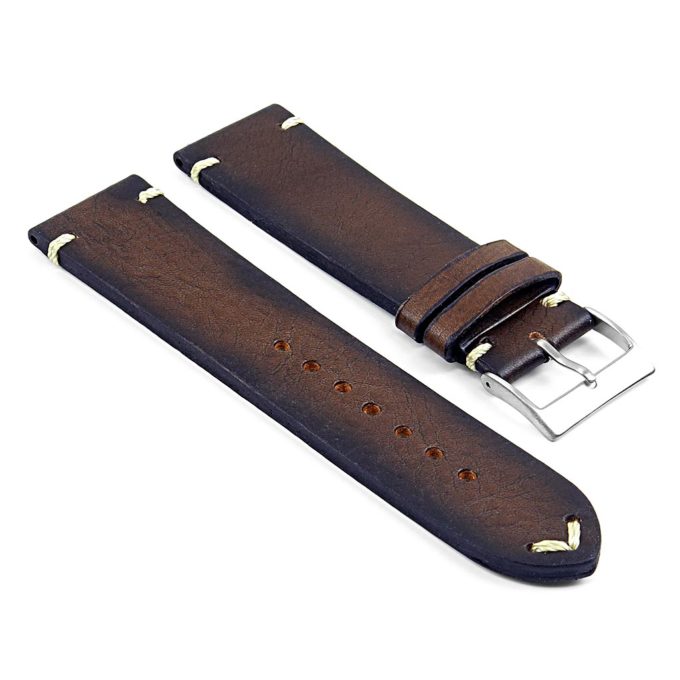 DASSARI Kingwood ds5.2 Premium Vintage Italian Leather Strap in Brown