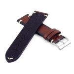 DASSARI Kingwood ds5.3 Premium Vintage Italian Leather Strap in Mahagony