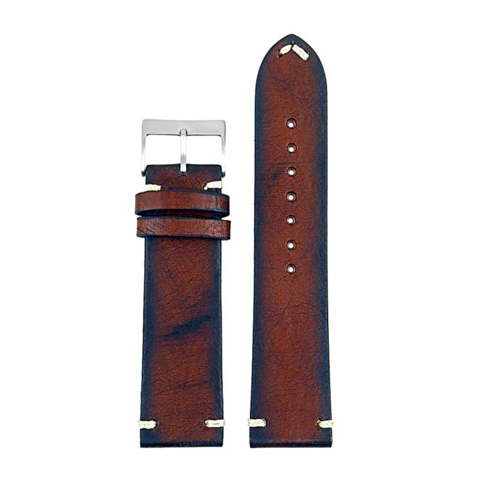 DASSARI Kingwood ds5.3 Premium Vintage Italian Leather Strap in Mahagony