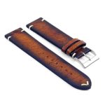 DASSARI Kingwood ds5.9 Premium Vintage Italian Leather Strap in Rust