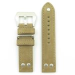 DASSARI Liberty P600.3 Leather Strap with Metal Keeper and Rivets in Tan