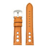 DASSARI M5 ds4.12.1 Leather Rally Strap in orange w black stitch