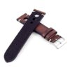 DASSARI Maranello ra3.2 Hand Finished Vintage Italian Leather Rally Strap in Brown