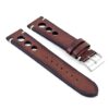 DASSARI Maranello ra3.2 Hand Finished Vintage Italian Leather Rally Strap in Brown