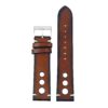 DASSARI Maranello ra3.3 Hand Finished Vintage Italian Leather Rally Strap in Tan