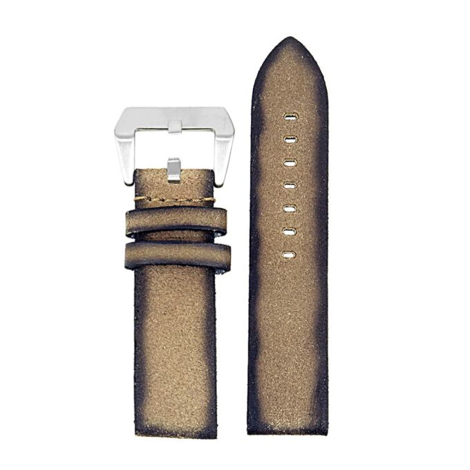 DASSARI Opus ps2.2 Thick Distressed Italian Leather Strap in Sand