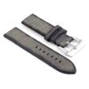 DASSARI Opus ps2.7 Thick Distressed Italian Leather Strap in Grey