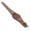 DASSARI Quest db3.11 Vintage Leather Bund Strap w Rivets in Green