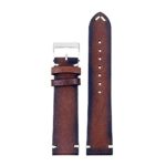 DASSARI Regal ds7.2 Vintage Leather Strap with Hand Sewn Stitching in Brown