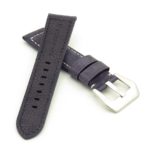 DASSARI Salvage p560a.5 Thick Padded Distressed Italian Leather Strap w Pre V Buckle in blue