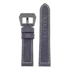 DASSARI Salvage p560a.5.mb Thick Padded Distressed Italian Leather Strap w Black Pre V Buckle in blue