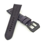 DASSARI Salvage p560a.5.mb Thick Padded Distressed Italian Leather Strap w Black Pre V Buckle in blue