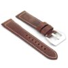 DASSARI Salvage p560a.8 Thick Padded Distressed Italian Leather Strap w Pre V Buckle in rust
