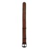 DASSARI Slater dn9.8.mb Distressed Leather NATO Strap w Matte Black Hardware in red