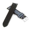 DASSARI Speedster ra2.5 Perforated Vintage Leather Rally Strap in Blue