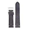 DASSARI Speedster ra2.7 Perforated Vintage Leather Rally Strap in Grey