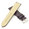 DASSARI Transit brb2.2.22 Smooth Italian Leather Strap dark brown with white stitching
