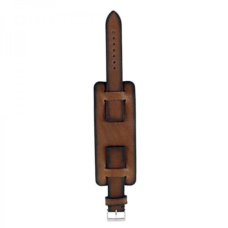 DASSARI Gauntlet Vintage Leather Cuff Bund Strap | StrapsCo