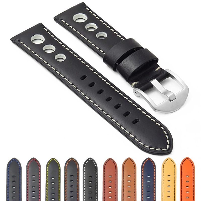 M5 Leather Rally Strap By DASSARI StrapsCo